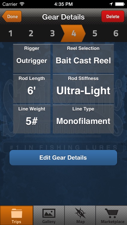 Strike King Fishing Log