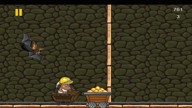 Gold Miner Jack Rush: Ride the Rail to Escape the Pitfall screenshot-4