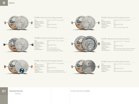 Frederique Constant Manufacture screenshot 3