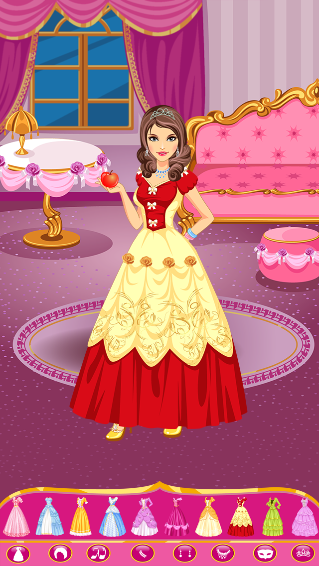 「ゲームフォーガールズがお届けする、楽しいお姫様の着せ替え無料ゲーム (Fun Princess Fashion Dress Up FREE ...