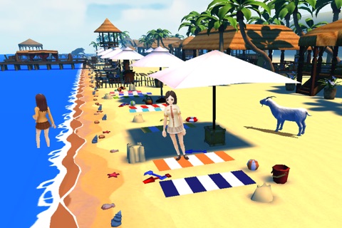 Goat Frenzy Simulator 2 : Beach Party Pro screenshot 3
