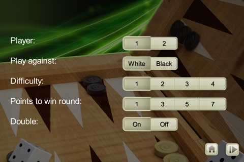 Скриншот из iBackgammon! (Golden Edition)
