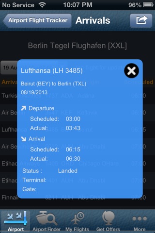 Berlin Airport-Tegel TXL Schönefeld SXF screenshot 3