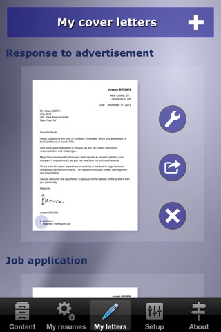 Your best resume with giga-cv screenshot 3