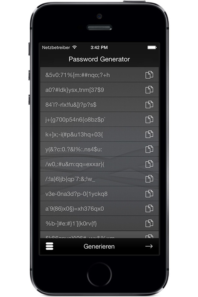 fideAS Password Generator screenshot 2