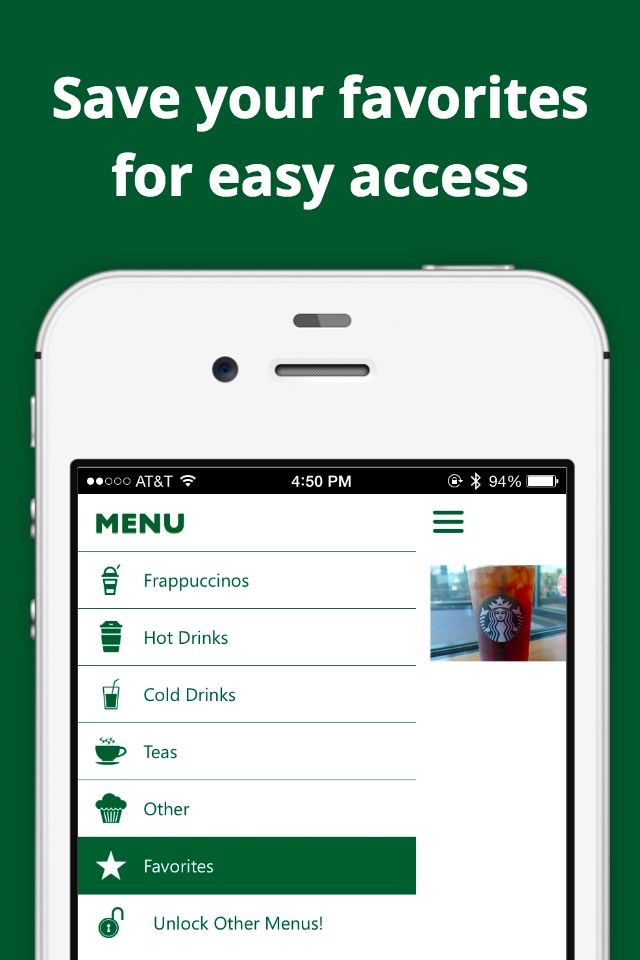 Secret Menu for Starbucks — Free screenshot 3