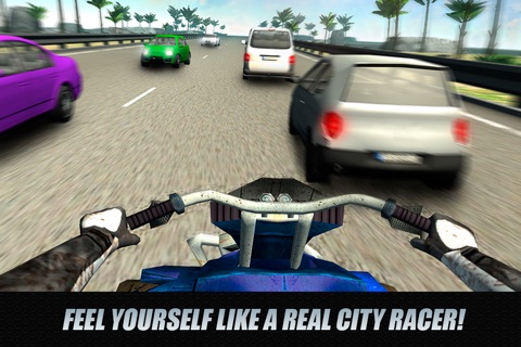 City Traffic Rider 3D: ATV Racing Full screenshot 4