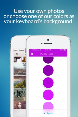 Type: Custom Keyboard Creator + Color Keyboards for iOS 8 with Themes screenshot 3