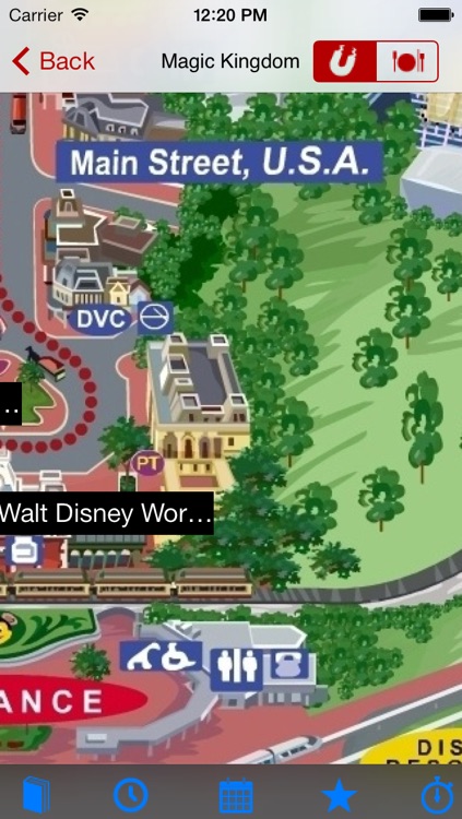 All DisneyWorld Maps with wait time screenshot-3