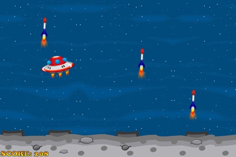 UFO Missiles Attack Invasion - Alien Space Craft Pilot Escape FREE screenshot 3