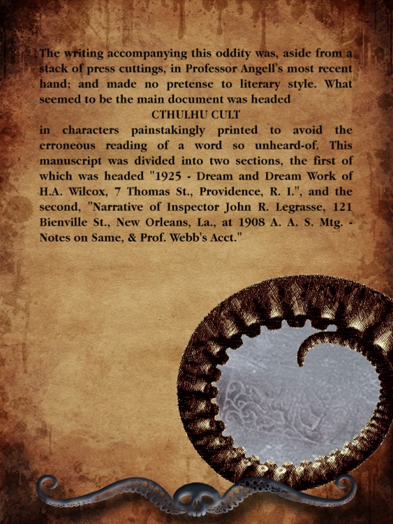 Totalbook - Call of Cthulhu : The Interactive and Illustrated Howard Phillips Lovecraft story screenshot-3