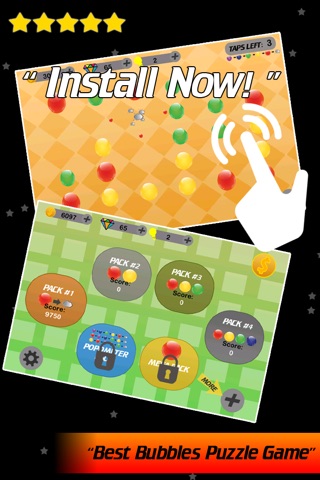 Bubbles Pop : Awesome bashing Fun - Free screenshot 3