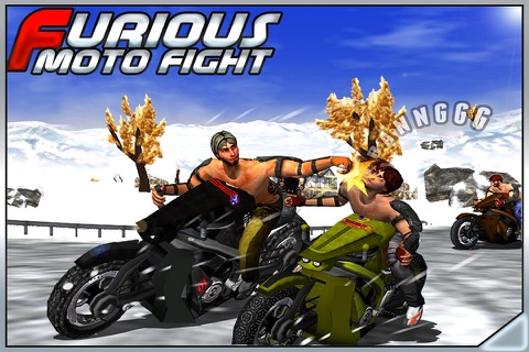 Furious Moto Fight - Rash bikers racing & fighting on Road screenshot 3