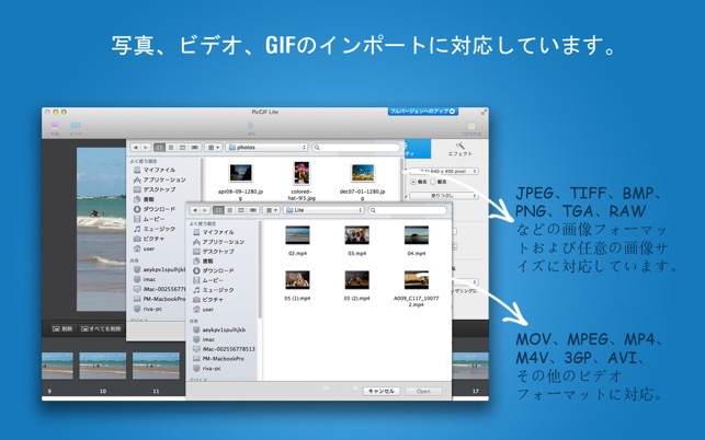 Picgif Lite をmac App Storeで