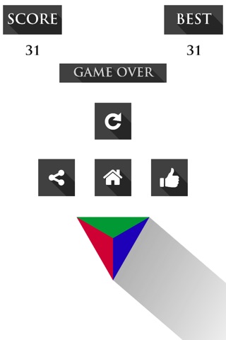 Triple Triangle - Impossible Dot Rush Puzzle Game screenshot 2