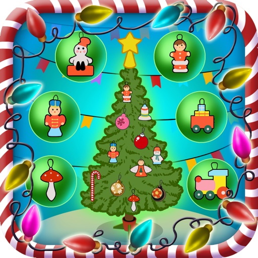 Xmas / Christmas Tree Dressing up Game for Kids iOS App