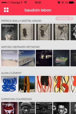 galerie baudoin lebon screenshot 3