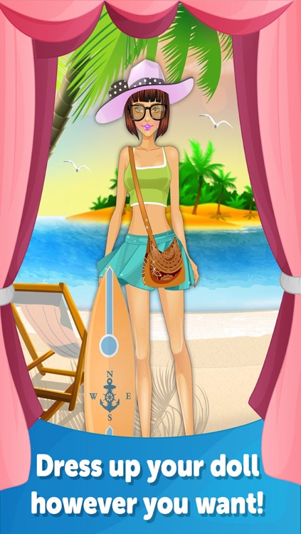 Beach Babe Dress Up- Fun Doll Makeover Game