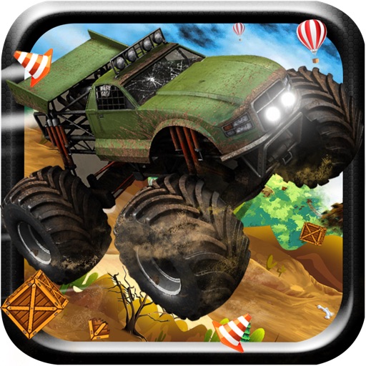 4X4 Monster Truck ( 2D Racing Stunts Game ) icon