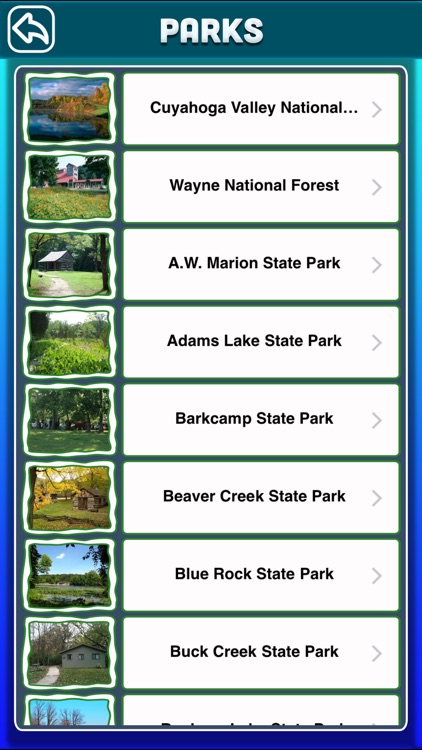 Ohio National & State Parks