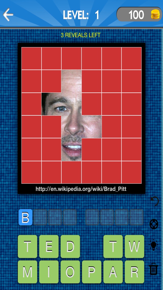 Pic-Quiz Celebrities: Guess the Pics and Photos of Popular Celebs in this Hollywood Puzzle 1.0 IOS -