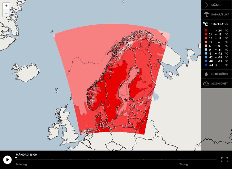 SMHI Väder för iPad