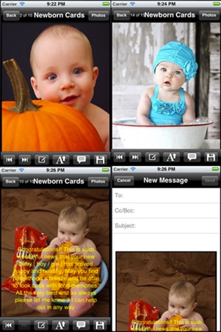 Newborn Baby Greeting Cards screenshot 4
