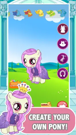 Game screenshot Dress Up Princess Pony Girl apk