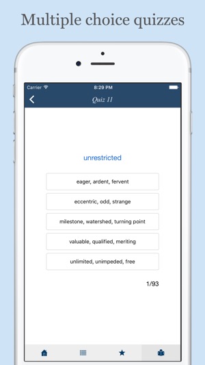 TOEFL essential vocabulary - Flashcard and Quiz(圖4)-速報App