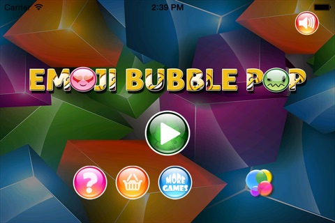 A Addictive Emoji Bubble Pop - Emoticons Matching Game screenshot 2