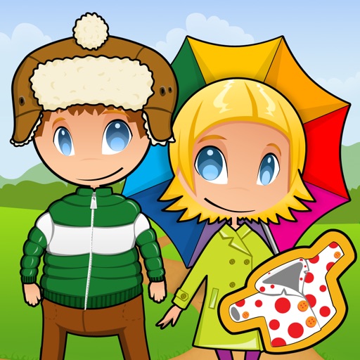 Kids Clothes & Seasons: Learn to dress up icon