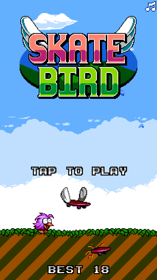 Skate Bird - The Adventure of a Flappy Tiny Birdのおすすめ画像2