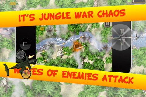 A Helicopter War Game - Jungle Chaos screenshot 2