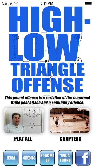 High-Low Triangle Offense: Attacking Man & Zone Defense - With Coach Lason Perkins - Full Court Basketball Training Instruction Screenshot 1