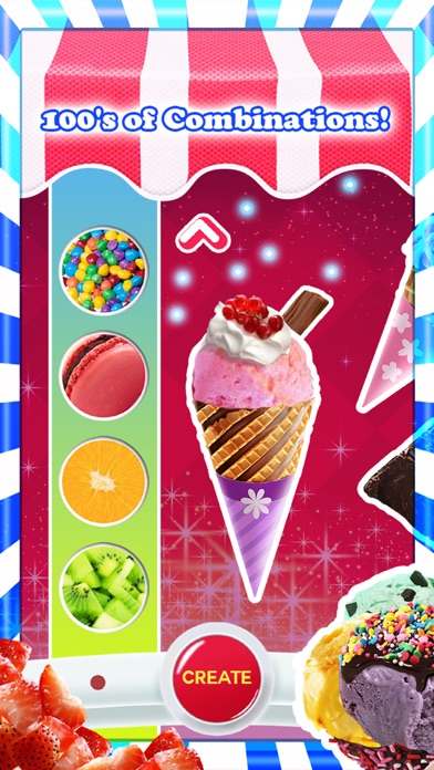 アイスクリーム - 無料ゲーム - フレーバーとトッピングのホストを使用して独自の甘いアイスクリームコーンを作るのスクリーンショット2 アイスクリーム - 無料ゲーム - フレーバーとトッピングのホストを使用して独自の甘いアイスクリームコーンを作るのスクリーンショット2