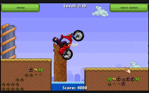 Ninja Race - Motorcross game screenshot 4