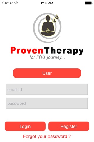 ProvenTherapy – Mobile App for Clients screenshot 2