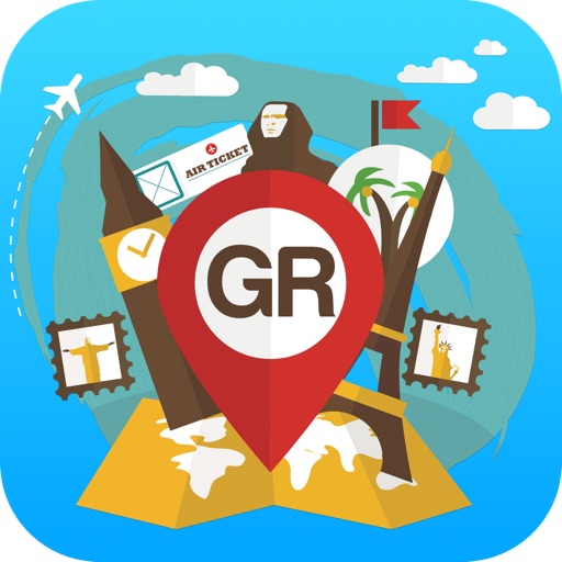 Greece offline Travel Guide & Map. City tours: Athens,Rhodes,Santorini,Crete iOS App