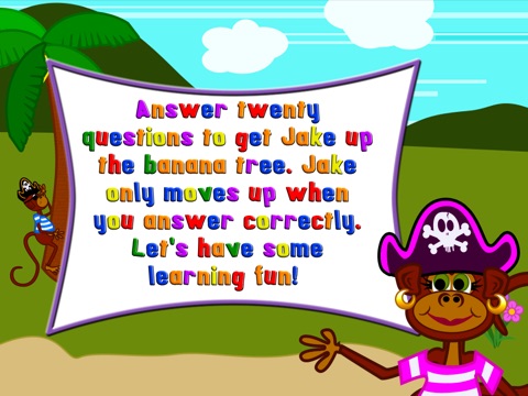 Pirate Monkey Preschool Free for iPad screenshot 2