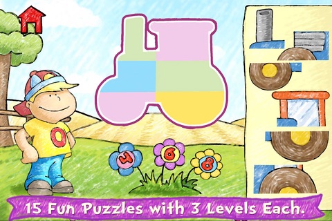 Onni's Farm - Learn Farm Sounds and Play Puzzles screenshot 4