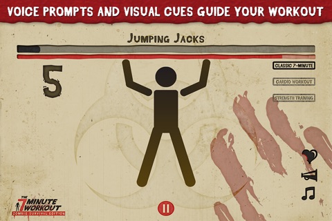 7 Minute Workout - Zombie Survival Edition FREE screenshot 2