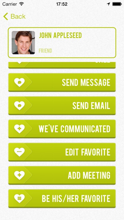 Favorites - personal assistant for your important relationships - family, friends, significant other, business