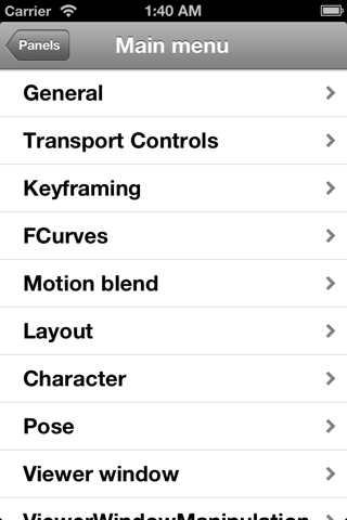 Shortcuts for Motion Builder screenshot 3