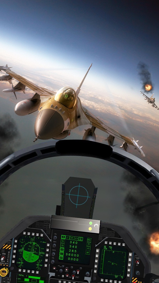 MODERN SKY STORM: F18 SIMULATOR SHOOTING AIR-PLANE JET FLIGHT WAR COMBAT HD 1.1 IOS