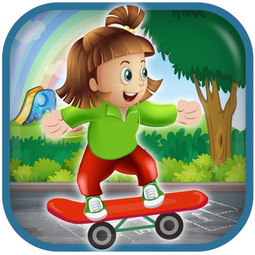 Cutest Skater Girl - Extreme Park Surfer Blitz FREE iOS App