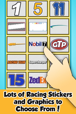 Stock Car Photobooth - Auto Racing Stickers and Graphics for Your Racecar screenshot 2