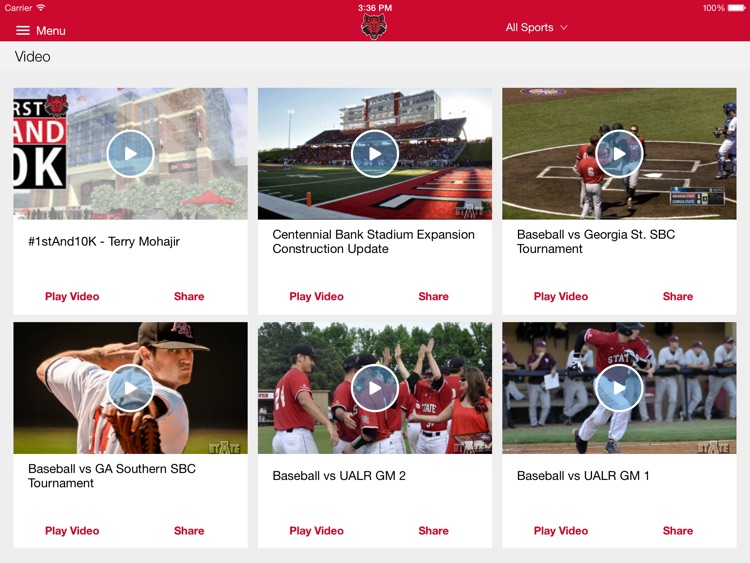 A-State Athletics for iPad