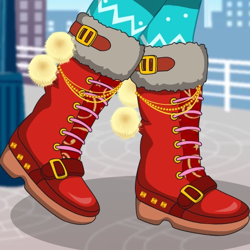 Winter Boots Decor : Shoes Design And Makeover iOS App