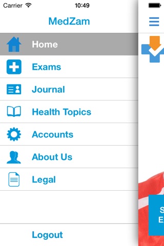 MedZam Concussion Assessment Exam Test Tool to Check for Sport or Head Injury, Free screenshot 3