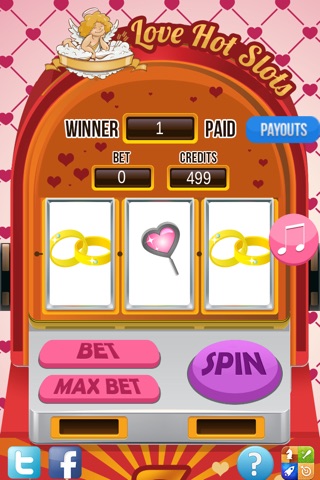 Love Hot Slots – Free slot machines game to test your love luck for Valentine’s Day screenshot 3
